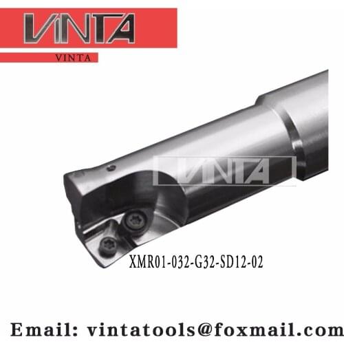 Free shipping XMR01-032-G32-SD12-02 Indexable Milling cutter matched carbide insert XSEQ12T4