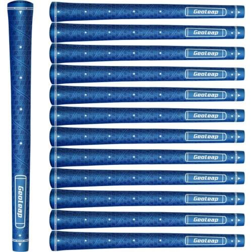 Geoleap Golf Grips Memory Point assists Hand Placement, Anti-Slip,Golf Club Grips, Standard Size,13pcs 4 Colors to choose