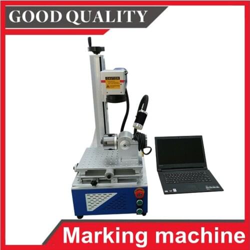 Jpt Raycus Ipg 20W 30W 50W Color Mini Portable Fiber Laser Marking Machine for Jewelry Metal Bearing watche Ring