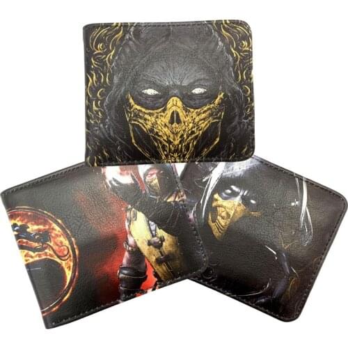 M Game K Wallet Young Men and Women Short Wallets Fashion Comics Student PU Purse Cosplay Gift