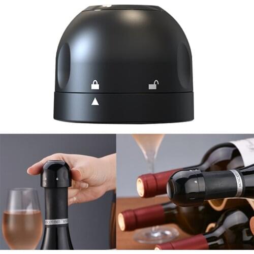Red Wine Bottle Cap Stopper Silicone Sealed Champagne Bottle Stopper Mini Vacuum Retain Fresh-Keeping Stopper Kitchen Bar Tool