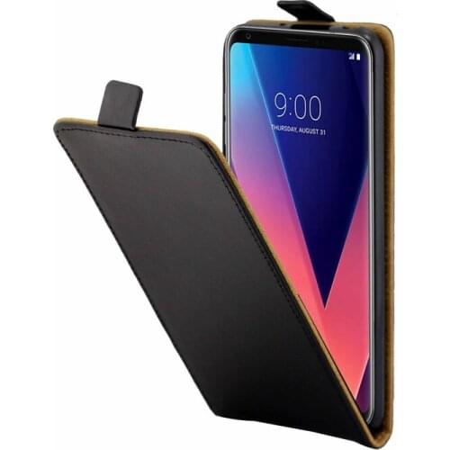Magnetic Vertical Up Down Flip Leather Card Slot TPU Back Case Cover For LG LG V30 / H930 / H930DS/ H933 / V30