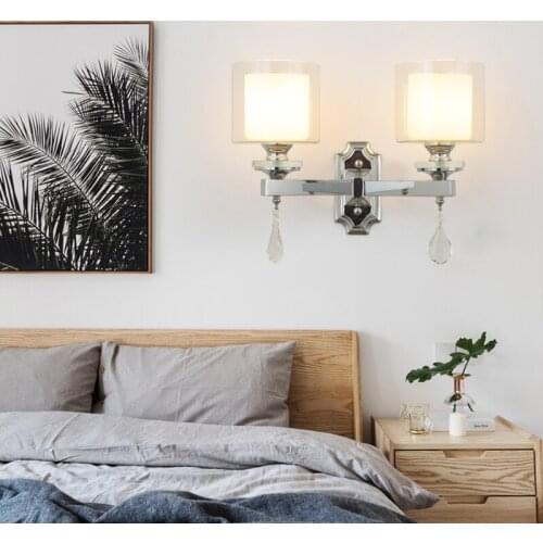 Nordic minimalist creative LED wall lamp modern minimalist living room aisle background wall corridor bedroom bedside wall lamp