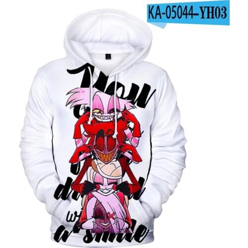 New Helluva Boss 3D Hoodie Anime Fall Winer Suit Hoodies Sportswear Clothes Boy/girl Punk Hip Hop Kids Y2K Fashion Clothing