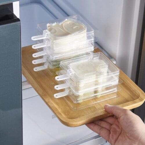 Disposable Cartoon Popsicle Ice Cream With Lid Home-made DIY Ice Cream Easy Demoulding Mold Ice Cream Tools Kitchen Accessories