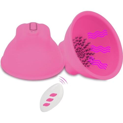 OLO Nipple Stimulation Licking Vibrator Breast Massage Breast Enlargement Masturbator Suction Cup Nipple Chest Sucker