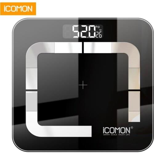 Original iCOMON i31 Smart Bathroom weight Scale Digital Body Fat scales floor LCD Human weighing mi Scale Bmi Balance Bluetooth