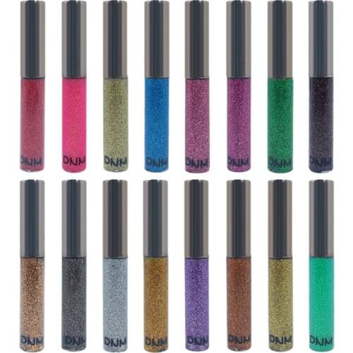 16 Color Liquid Eyeliner Flash Waterproof Durable Makeup Eyeliner Golden Red Blue White Eyeliner Lasting Shiny Eyes TSLM1