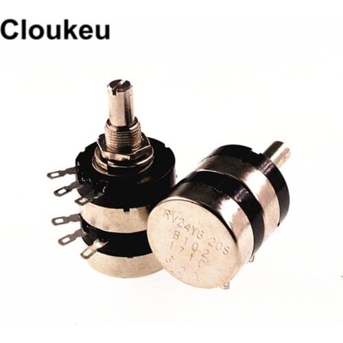 RV24YG20S Potentiometer switch B102 1K B202 2K B502 5K B103 10K B203 20K B503 50K B104 100K B204 200K B504 500K B105 1M