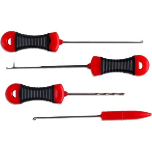 FISH Carp Fishing Accessories Boilie Needle Set Kit Tool Stainless Baiting Drill Stringer Needle Fishing Tool
