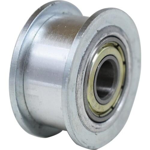 Aluminum Alloy 32 Teeth MXL Timing Idler Pulley, 3/4/5/6mm Bore, 7/11mm Width, Bearing Pulley Without Teeth