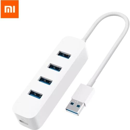 XIAOMI 4 Ports USB3.0 Hub with Stand-by Power Supply Interface USB Hub Extender Extension Connector Adapter for PC Laptop