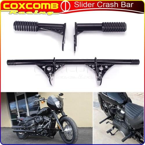 For Harley Softail Street Bob Low Rider 2018-later Highway Crash Bar Engine Guard Passenger Peg Frame Slider Protection Set