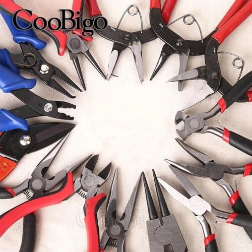 Mini Pliers Red Manual Jewelry Pliers Multi Function Cutting Clamps Wire Cutter Pliers Jewelry Making Nippers Handmade Tool