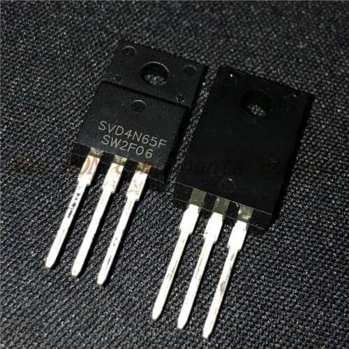 10PCS/LOT SVF4N65F 4N65F SVD4N65F TO-220F 650V 4A mos field effect transistor new original In Stock