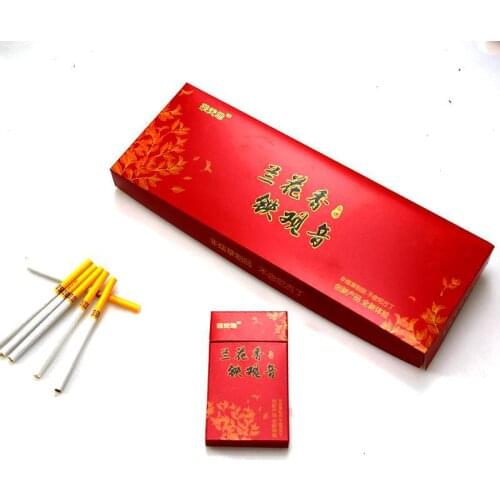 200pcs Yunnan Herbal Tea Ms ChaYan Male Thickness Does Not Contain Nicotine Cigarettes for Tobacco Products Smoke Accesoires