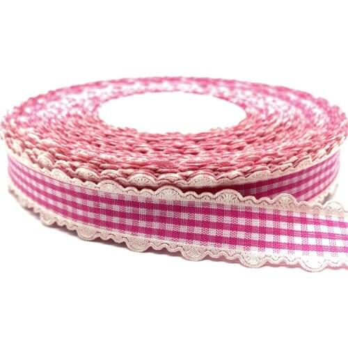 5Yards/lot 18mm Cotton Ribbon Lace Handmade Design Printed Cotton Ribbons For Wedding Christmas Decoration DIY Sewing Fabric #02