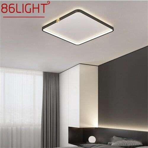 86LIGHT Square Ceiling Light Contemporary Simple Thin Lamp Fixtures LED Home For Living Dining Room