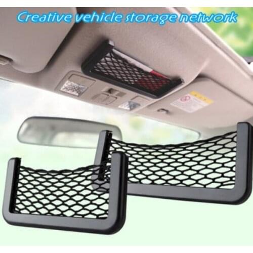 Car Storage Net Bag String Bag Mesh Pocket Organizer wallet phone For OPEL Corsa Insignia Astra Antara Meriva Zafira
