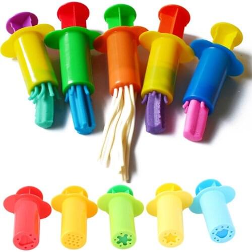 Color Play Dough Model Tool Toys Creative 3D Plasticine Tools Playdough Set, Clay Moulds Deluxe Set, Learning & Education Toys