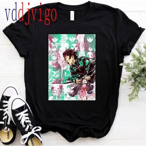 Demon Slayer Kimetsu No Yaiba T Shirt Men Cool Funny Manga Anime Tanjirou Rengoku Kamado T-shirt Harajuku Cartoon Tshirt Male