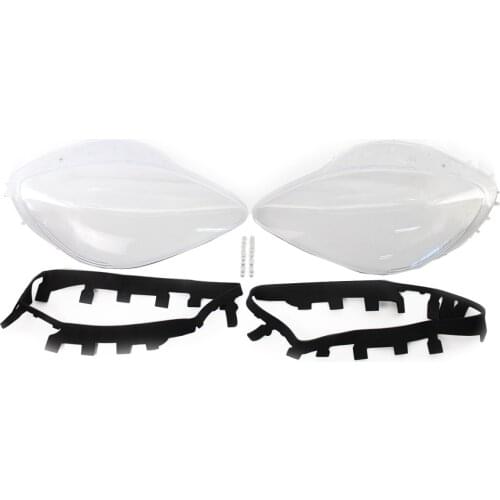 For Chevrolet C6 Corvette 05-13 Pair Replace Headlight Clear Lens Cover & Gasket