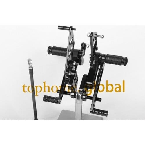 For Honda CBR929RR 2000 2001 Black CNC Rearsets Foot Pegs Rear Set motorcycle foot pegs