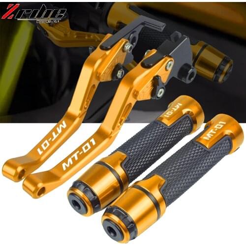 For YAMAHA MT-01 MT01 MT 01 2004 2005 2006 2007 2008 2009 Motorcycle CNC Aluminum Brakes Clutch Levers Handle Hand Grips Cap