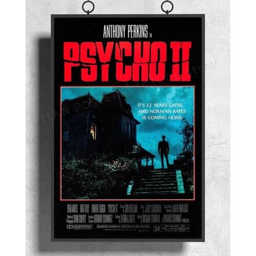H159 Psycho II movie Anthony Perkins Wall Sticker Silk Poster Art Home Decoration