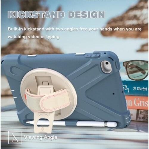 Creative design can be portable diagonal shape dirt-resistant anti-fouling and anti-drop ipad protective shell J06