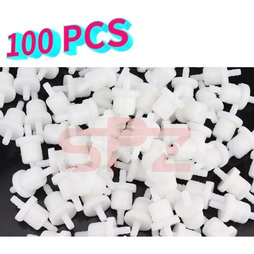 100pcs Oil Filter Gasoline Gasoline Liquid Fuel Filter Suitable for Scooter Motorcycle Motor Car Dirt Pocket Bike