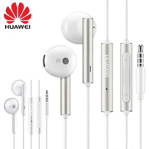 Original HUAWEI Honor Earphone Metal Earpiece + Mic Volume Control 3.5mm AM116 For P8 P8Lite P9 Lite P10 Plus Mate 7 8 9 lite10