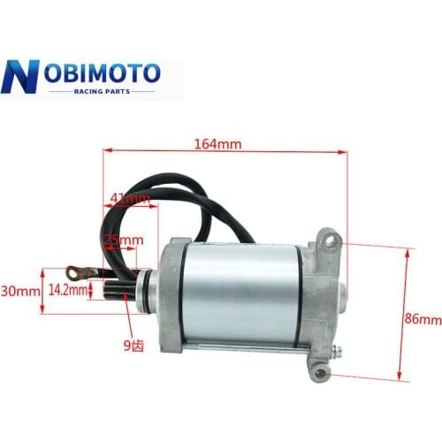 Motorcycle 700cc 9 TeethStarter High Quality Aluminum Starting Motor For HISUN 700CC Engine Off Road Dirt Bike Motocross CQ-117N
