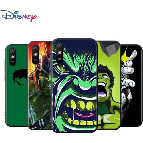 Hulks Avengers For Xiaomi Redmi 9T 9I 9AT 9A 9C 9 8A 8 7A 7 6A 6 5A 5 4X PRO Prime Plus Black Soft Phone Case