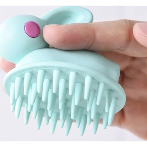 Shampoo Brush Hair Scalp Massager Soft Silicone Scalp Care Brush Hair Shower Brush Comb Perfect for Men Women Kids and Pets