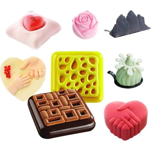 SHENHONG 28 Types Non-Stick Silicone Cake Mold Party Mousse Dessert Baking Mould Kitchen Bakeware Decorating Tools Pastry Pan