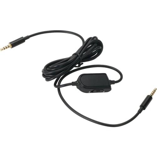 BAAQII For Astro A10 A40 Gaming Headset Replacement Audio Cable Cord Volume Control Extra Long Cable Practical Durable GA0203