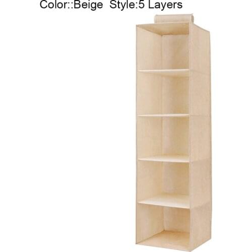 Drawer Shelves Hanging Wardrobe Organizer Storage Box Shoes Clothes For Bedroom GQ