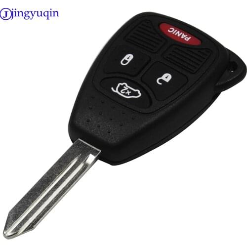 10PCS 4Buttons Car Key Fob Shell for Chrysler Dodge Magnum Town Country PT Cruiser Nitro Ram 1500 2500 3500 Car-styling