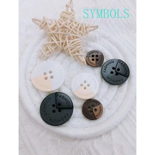 18MM-30MM Imitation Horn Coat Black Buttons For Clothing Mens Suit Sweater Classical Decor Handmade resin Accessories Wholesale