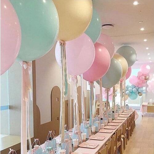 36 Inch Macaron Multicolor Latex Balloons Wedding Birthday Party Decorations Decoration Globos Christmas Party Suppliers