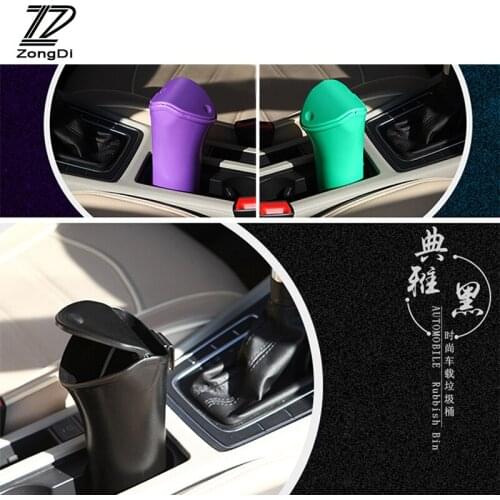 ZD Car Garbage Can Trash Dust Case Umbrella Holder Bin for Mazda 3 6 CX-5 Suzuki Grand Vitara SX4 Mitsubishi ASX Lancer 10 2017