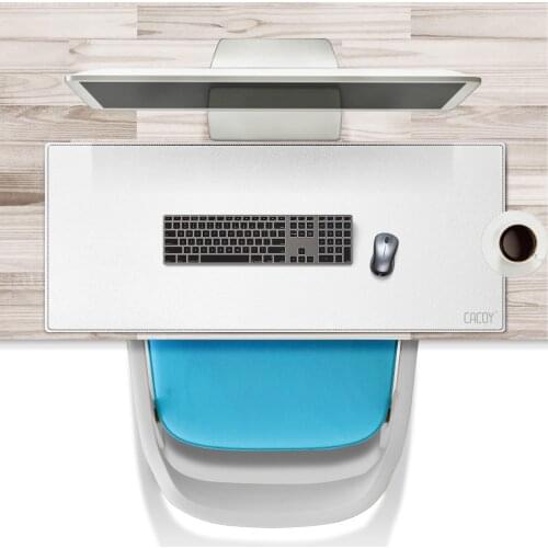 Large Gaming Mouse Pad Gamer Waterproof PU Leather Suede Desk Mat Computer Mousepad Keyboard Table Protector for Game Office