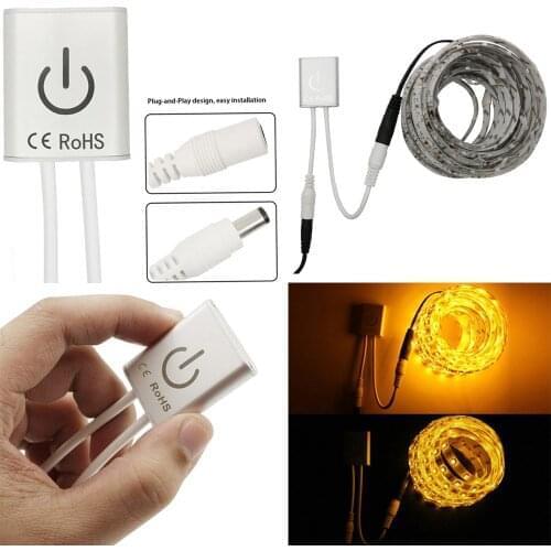 DC12V-24V iTouch LED Dimmer With Memory 3A Touch Screen Controller Dimmer Switch 5050 3528 Single Color LED Strip Controller