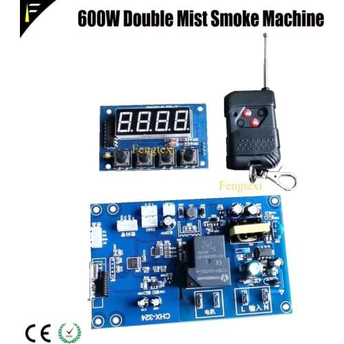 Dj Disco 600w Double Mist Smoke Machine Program Main Board with LCD Display