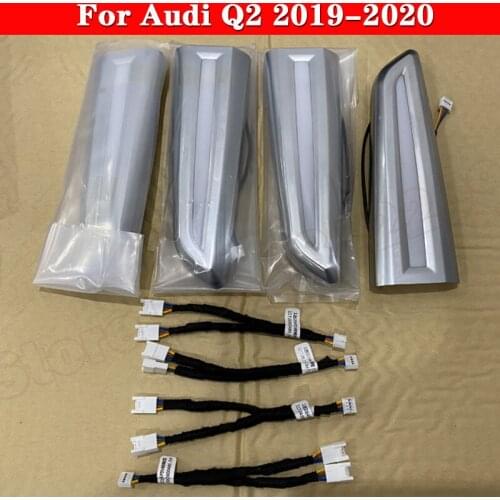 For Audi Q2 2019-2020 MMI 10 Colors Control Decorative ambient light Interior atmosphere light door light contour Lamp