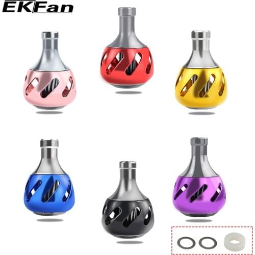 EKFan Aluminum Alloy Fishing Reel Handle Knobs for 800-3000 Spinning Reels Fishing Tackle Accessory