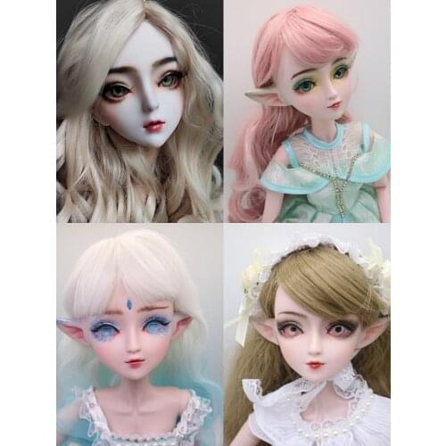 Customized BJD dolls Elf doll DIY Plastic doll 24 joints ball joint doll 58cm