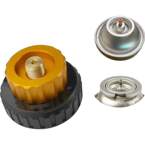 Camping Stove Connector Conversion Head Long Tank Adapter Oven Converter Automatic Closing