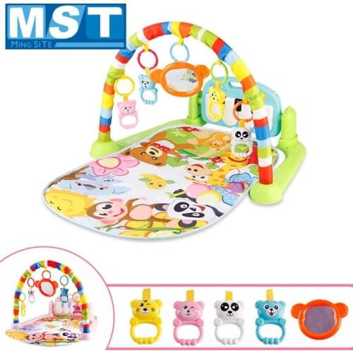 Baby Carpet Crawling Play Mat Baby Games Develop Mat With Piano Keyboard Infant Kids Rug Early Education Rack Kids Activity Toys